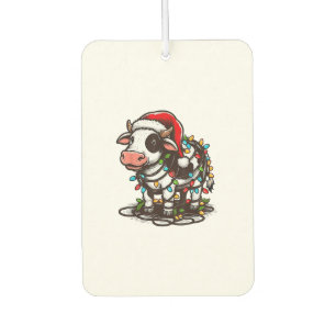 Cute Cow Xmas Kids Teen Girl Boy Car Air Freshener