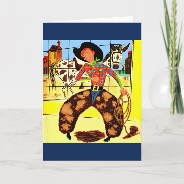 cute cowboy card (Front)