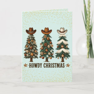 Cute Cowboy Christmas Card