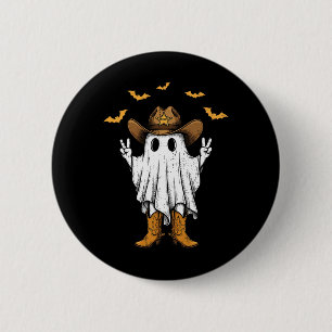 Cute Cowboy Ghost Sheriff Peace Funny Halloween Me 6 Cm Round Badge