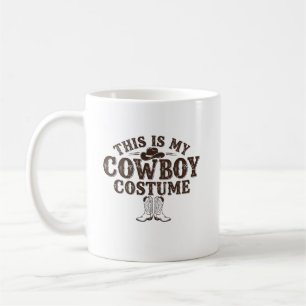 Cute Cowboy Western Cowboy Outfit Men  Coffee Mug