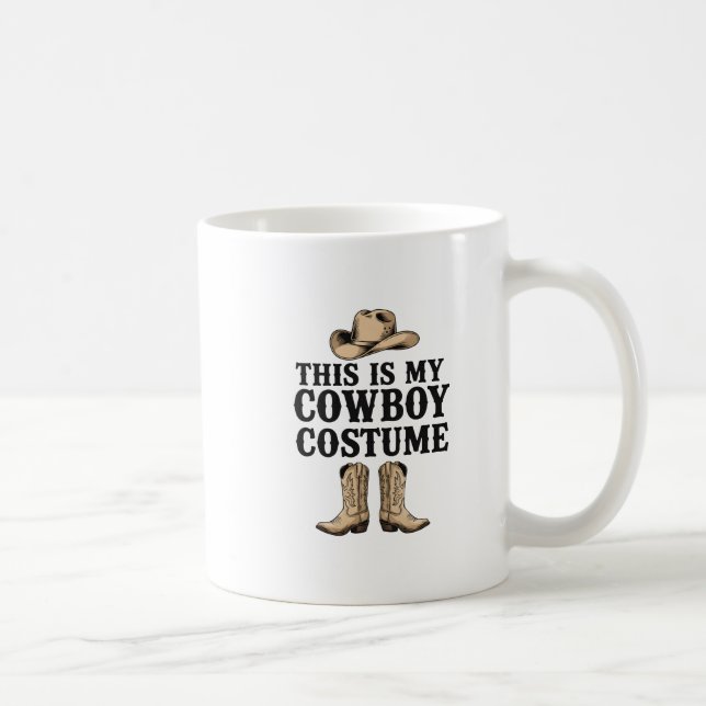 Cute Cowboy Western Cowboy Outfit Men  Coffee Mug (Right)