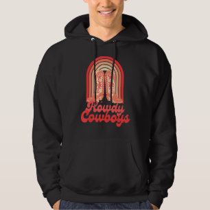 Cute Cowgirl Boots Womens Country Western Rodeo Ra Hoodie