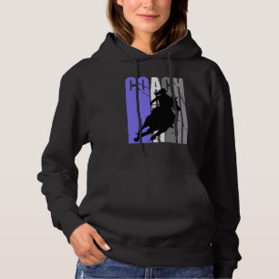 Cute Cowgirl Coach Instructor Cow Girls Rides Hors Hoodie