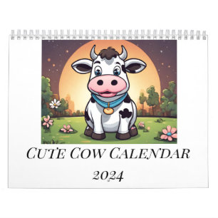 Cute Cows Calendar 