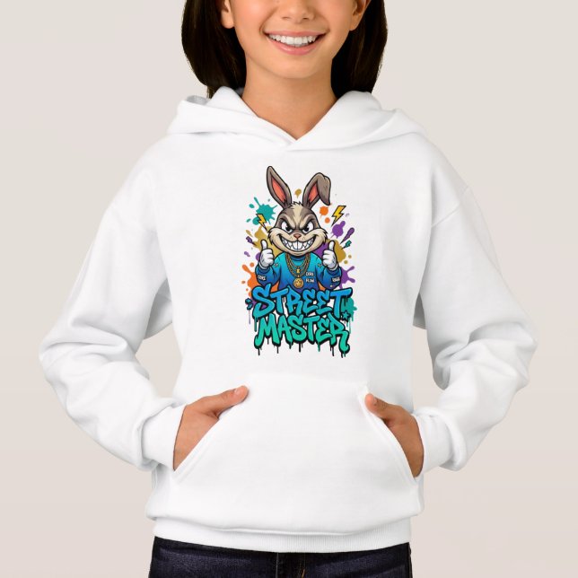🌈🐻 Cute & Cozy Kids Pullover Hoodie T-Shirt ✨💖 (Front)