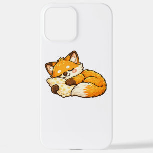 Cute Cozy Sleeping Fox iPhone 12 Pro Max Case