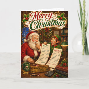 Cute CPA Accounting Firm Client Appreciation Holiday Card