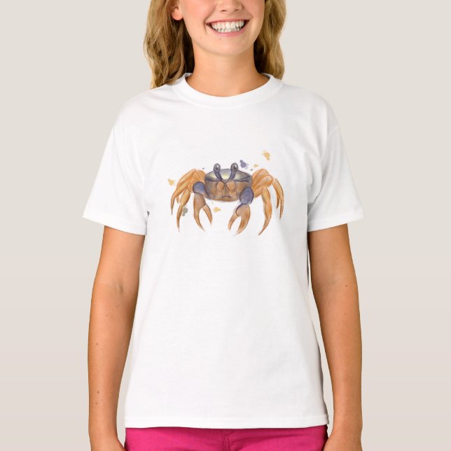 Cute crab drawing T-Shirt (Front)