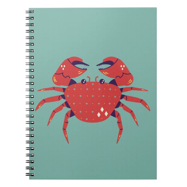 Cute Crab Notebook (Front)