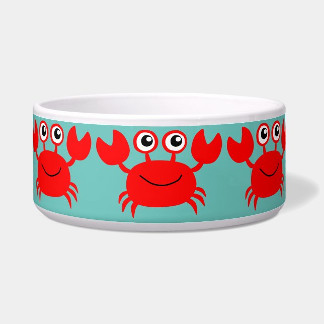Cute Crabs Refuse Bowl (Front)