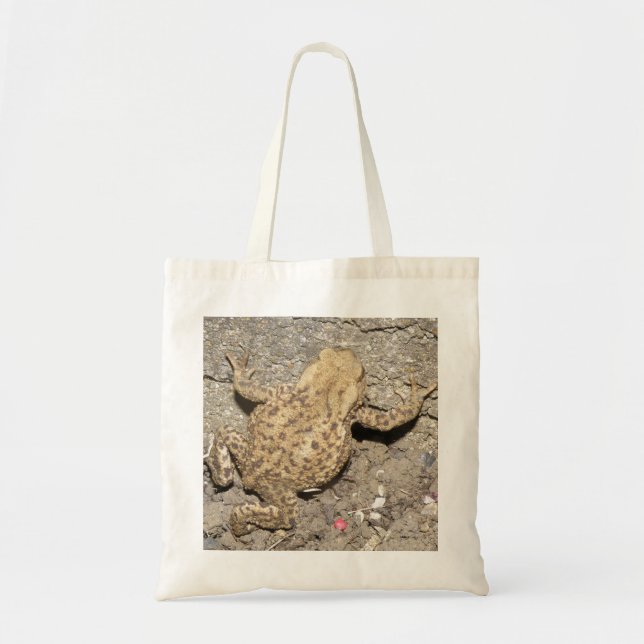 Cute Crawling Toad Budget Tote Bag (Front)