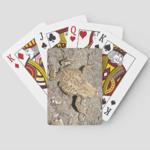 Cute Crawling Toad Playing Cards