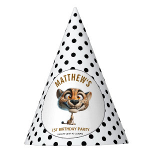 Cute Crazy Cow Farm Theme 1st Birthday Party Hat