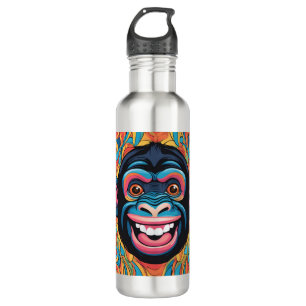 Cute Crazy Funny Chimpanzee 710 Ml Water Bottle