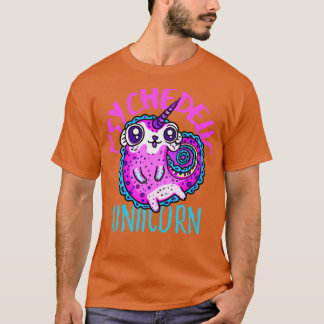 Cute Crazy Psycedelic Unicorn Artwork T-Shirt