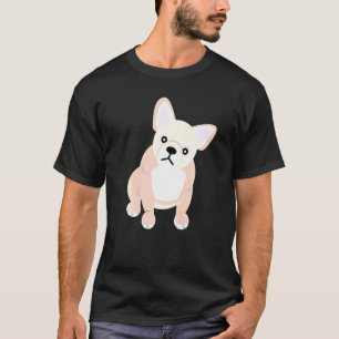 Cute Cream Coated French Bulldog T-Shirt