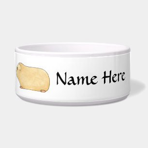 Cute Cream Guinea Pig.