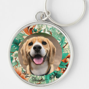 Cute Create Your Own Pet Memorial Keychain