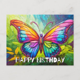 Cute Creative Butterfly Art Holiday Postcard