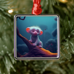 Cute Creature Metal Tree Decoration