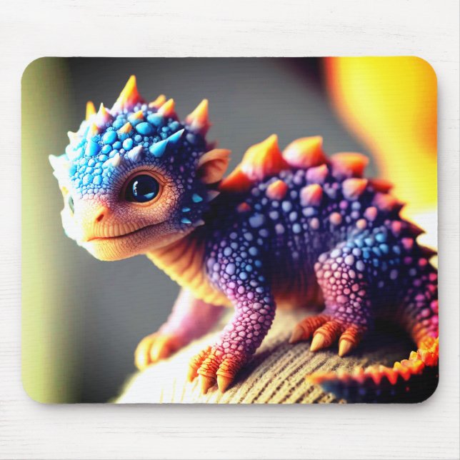 Cute Creature Mouse Mat (Front)