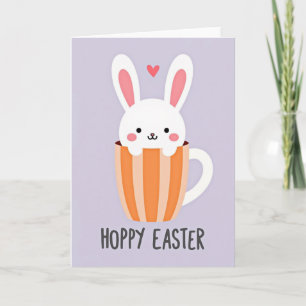 Cute Creature Teacup Hello Card