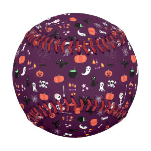 Cute Creepy Halloween Art Baseball