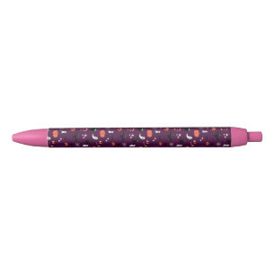 Cute Creepy Halloween Art Black Ink Pen