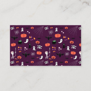 Cute Creepy Halloween Art Business Card