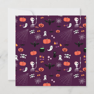 Cute Creepy Halloween Art Card