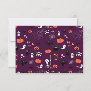 Cute Creepy Halloween Art Card