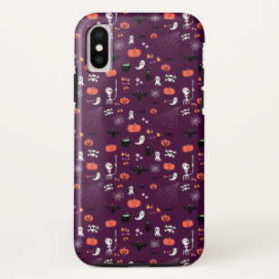 Cute Creepy Halloween Art iPhone X Case