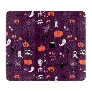 Cute Creepy Halloween Art Cutting Board