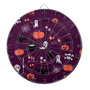 Cute Creepy Halloween Art Dartboard