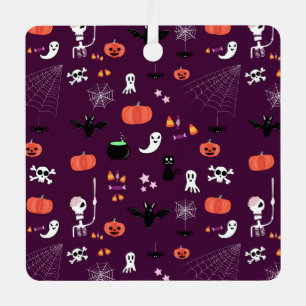 Cute Creepy Halloween Art Metal Tree Decoration