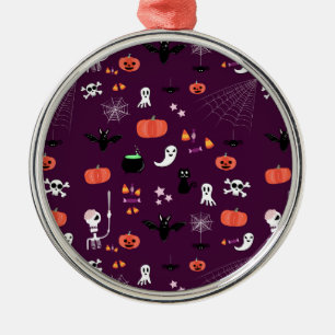Cute Creepy Halloween Art Metal Tree Decoration