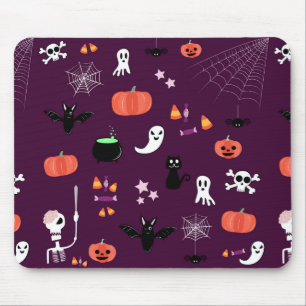 Cute Creepy Halloween Art Mouse Mat