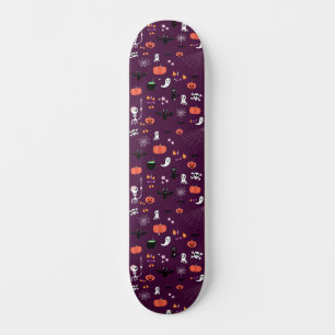 Cute Creepy Halloween Art Skateboard
