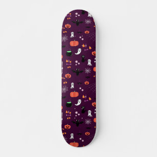Cute Creepy Halloween Art Skateboard