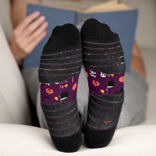 Cute Creepy Halloween Art Socks