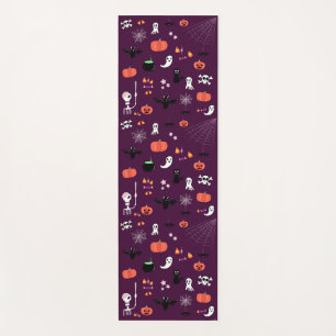 Cute Creepy Halloween Art Yoga Mat