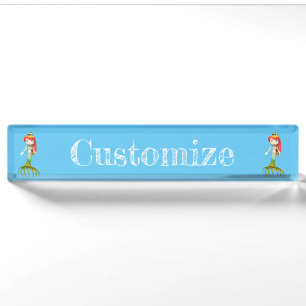 Cute Creepy Mermaid Witch Thunder_Cove Nameplate