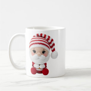 Cute Crochet Santa Christmas Mug
