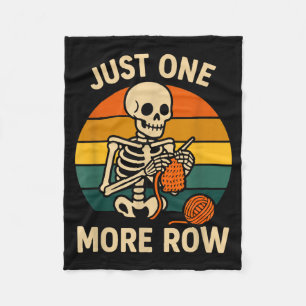 Cute Crocheting More Crochet Just Skeleton Lover K Fleece Blanket
