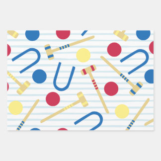Cute Croquet Wrapping Paper