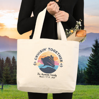 Cute Cruising together Yellow & Blue PERSONALIZE Tote Bag