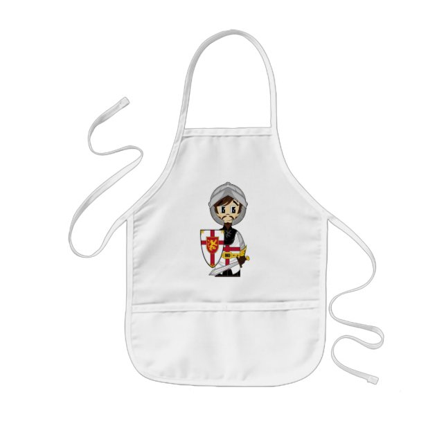 Cute Crusader Knight Apron (Front)