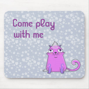 Cute cryptokitty Bella wants to play Mouse Mat