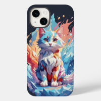 Cute Crystal Fantasy Cat Design